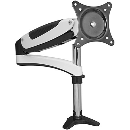 SIIG Inc Full-Motion Easy Access Single Monitor Desk Mount White CEMT1H12S1