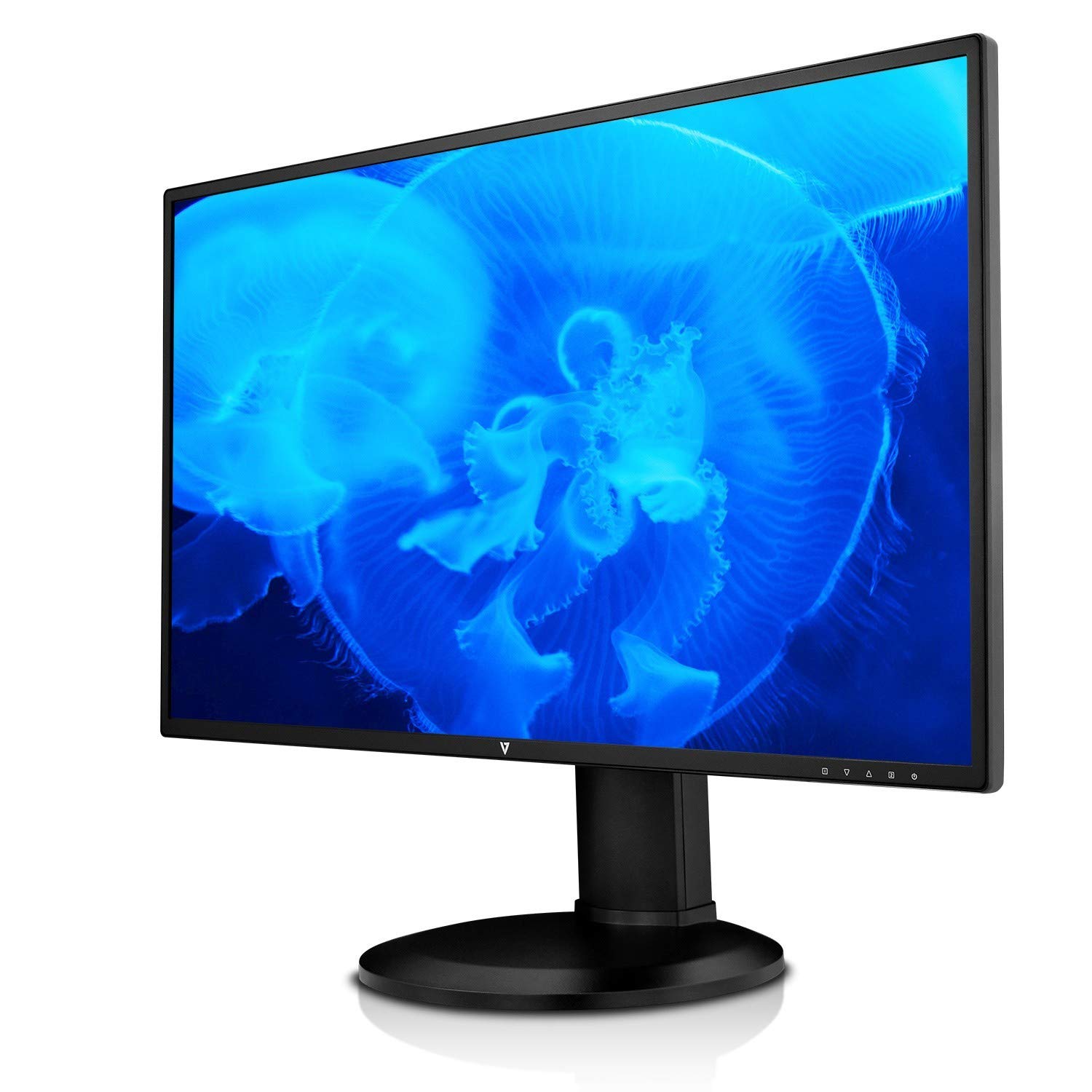 V7 L27HAS2K-2N 27" QHD 2560x1440 LED LCD ADS Monitor with Built-In Speakers Refurbished