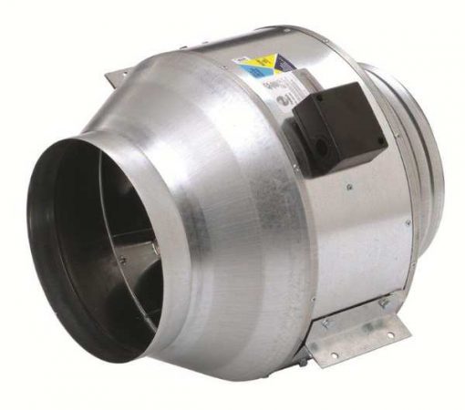 FANTECH Inline Centrifugal Duct Fan, 18In Dia, Stl